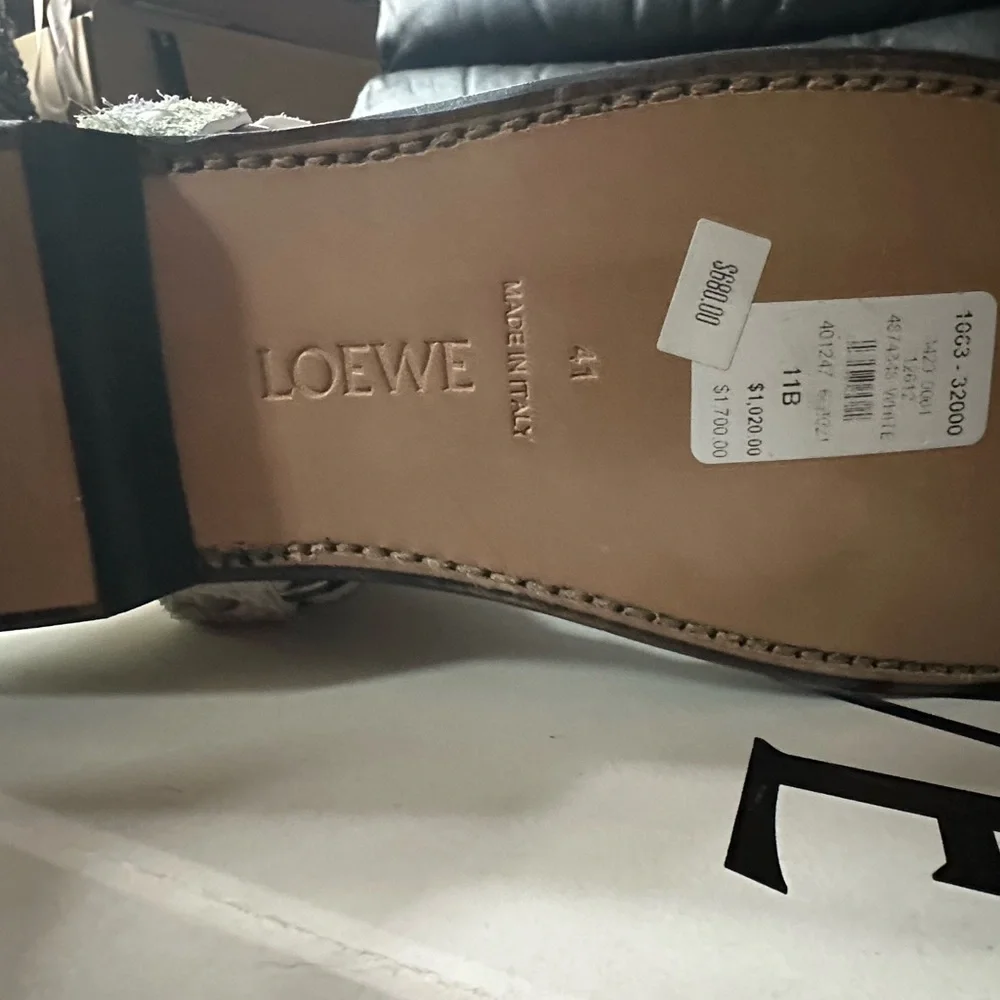 NWT Loewe Suede Campo Floral Biker Boots SZ 11 - Picture 3 of 4